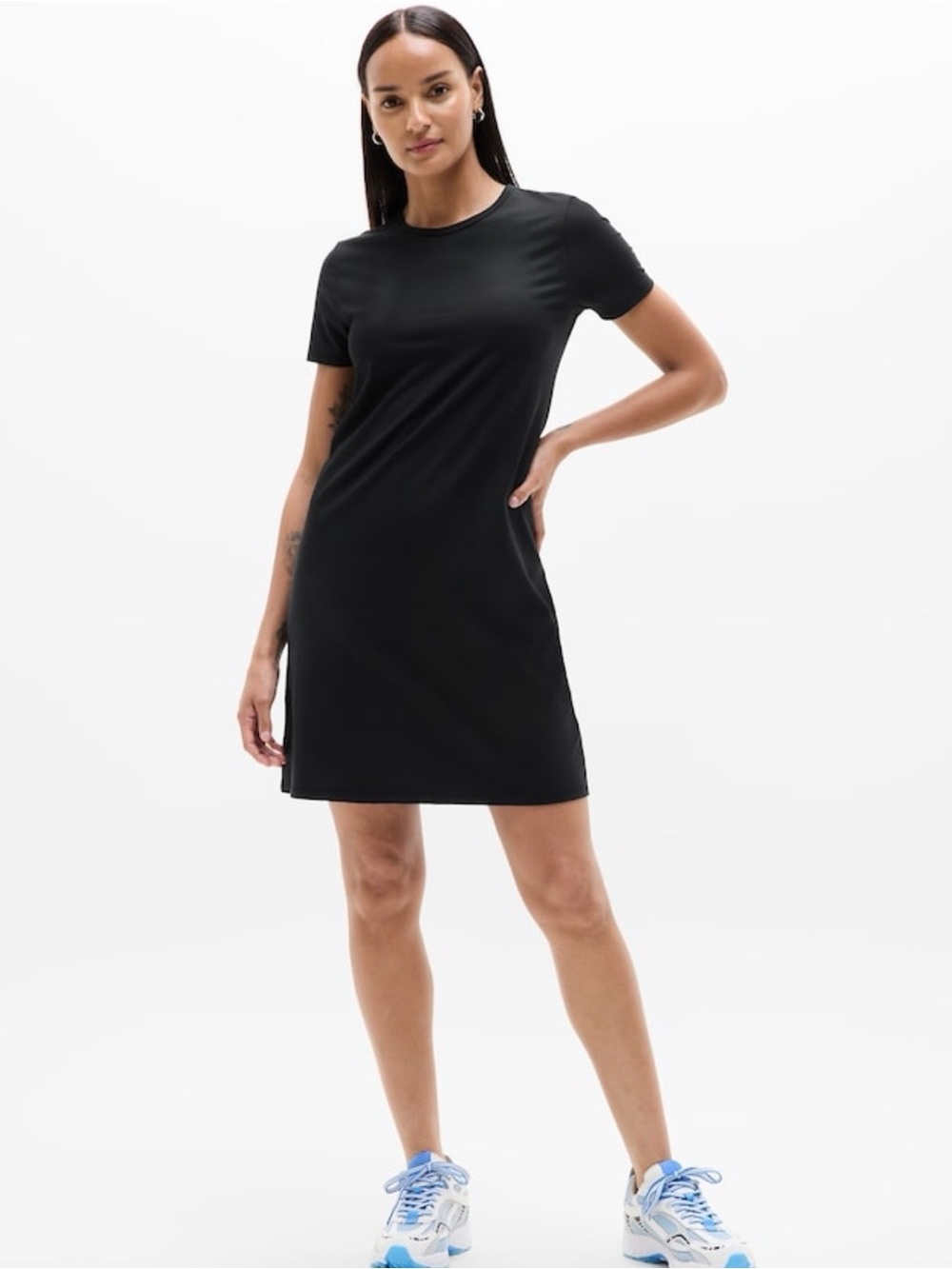 ATHLETA Essential Tee Dress - XL Black
